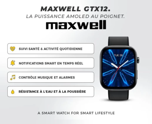 Montre Connectée Maxwell GTX12